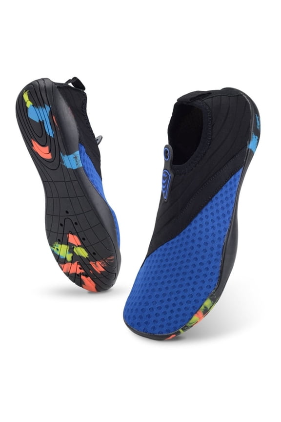 Barefoot Shoes for Women Men Wide Toe Box Water Shoes Quick-Dry Aqua Shoes Non-Slip Fast-Draining for Swim Surf Beach Pool Walking Running Water Activities