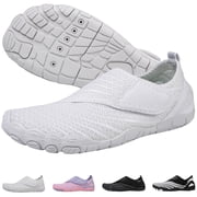 Barefoot Waters Shoes for Women Men Upgrade Wide Toe Box Voyabarefoot Hiking Shoes Non-Slip Adjustable Comfortable Slip-On for Outdoor Hiking & Beach Walking Tr