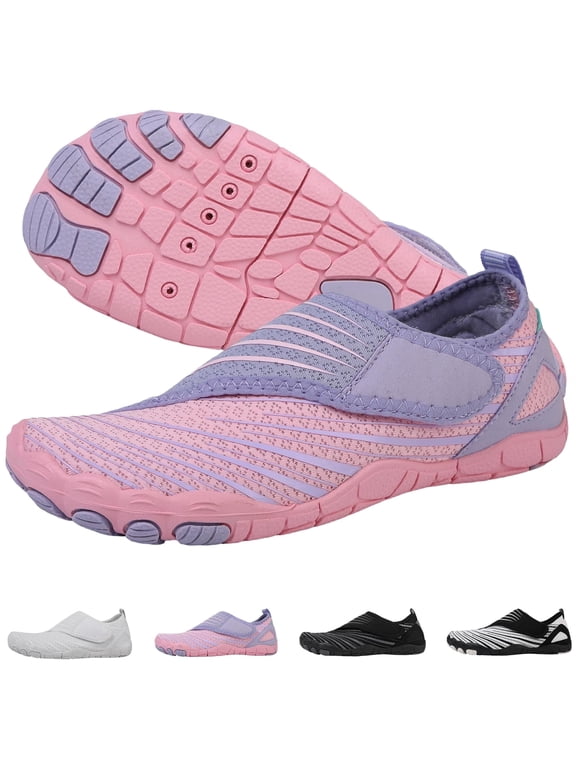 Barefoot Waters Shoes for Women Men Upgrade Wide Toe Box Voyabarefoot Hiking Shoes Non-Slip Adjustable Comfortable Slip-On for Outdoor Hiking & Beach Walking Travel