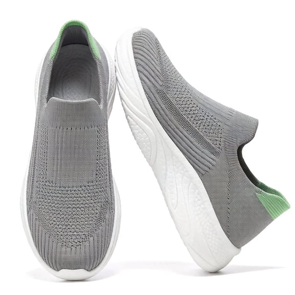 BERANMEY Breathable Mesh Running Shoes Women's Lightweight Slip-On Sneakers Comfortable Casual Tennis Shoes for Walking & Sports Casual Sneakers for Women and Men Couple Shoes
