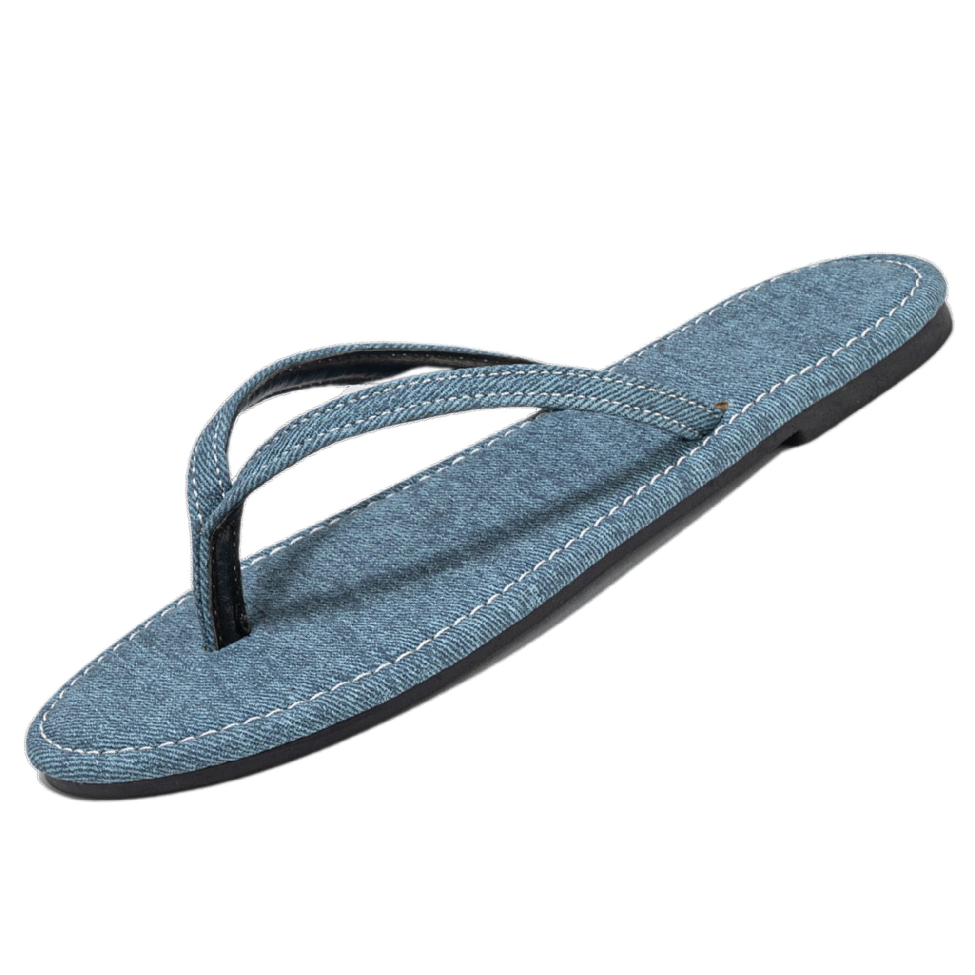womens denim flip flops