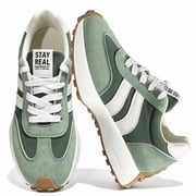 Casual Sneakers for Women Lightweight Non-Slip Fashion Sneakers with Memory Foam Insole Womens Platform Shoes for Everyday Wear