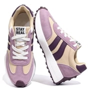 Casual Sneakers for Women Lightweight Non-Slip Fashion Sneakers with Memory Foam Insole Womens Platform Shoes for Everyday Wear
