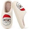 BERANMEY Christmas Slippers for Womens Plush Warm Cute Slippers Womens Mens Fuzzy House Slippers Christmas Gifts For Girls Women Girlfriend