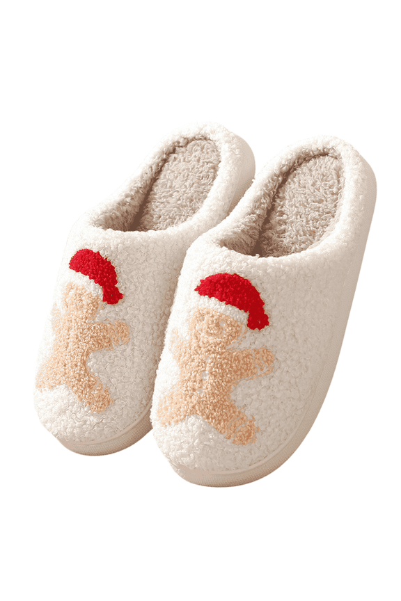Christmas Slippers for Womens Plush Warm Cute Slippers Womens Mens Fuzzy House Slippers Christmas Gifts For Girls Women Girlfriend
