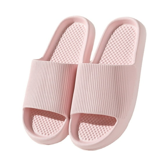 BERANMEY Cloud Slippers for Women and Men,Couple Slippers Cloud Slides Soft Thick Sole, Non Slip Bathroom Pillow Slippers Sandals