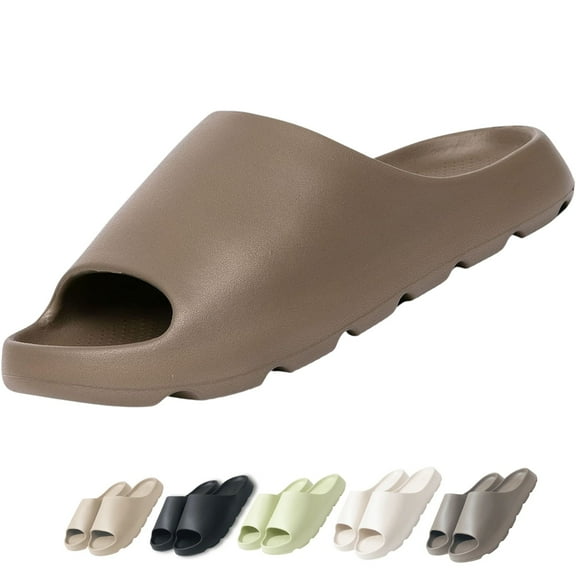 BERANMEY Cloud Slippers for Women and Men Soft Ultra Cushion Pillow Slide Sandals Summer Beach Shoes with Thick Sole