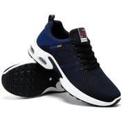 Comfort Men's Sneakers - Lightweight Athletic Running Shoes, Breathable Mesh with Arch Support &amp; Cushioned Comfort, Non-Slip Design for Gym Training, Jogging, Casual Wear