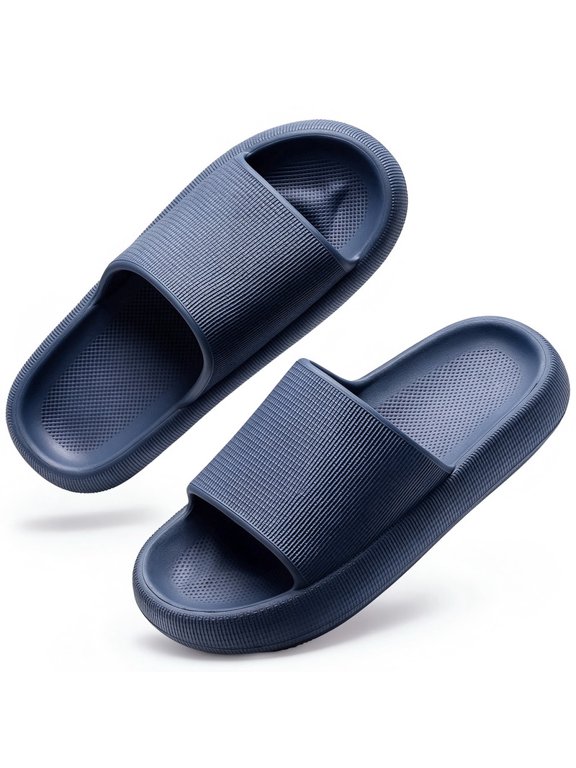 Comfort Non-Slip Lightweight Cloud Sandals Slippers for Women and Men Pillow House Slippers Shower Shoes Indoor Slides Bathroom Ultimate Thick Sole Indoor Easy to Clean