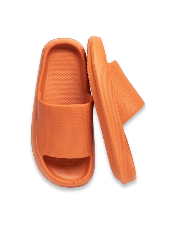 Comfort Non-Slip Lightweight Cloud Sandals Slippers for Women and Men Pillow House Slippers Shower Shoes Indoor Slides Bathroom Ultimate Thick Sole Indoor Easy to Clean