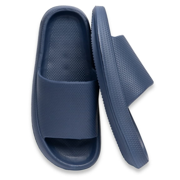 BERANMEY Comfort Non-Slip Lightweight Cloud Sandals Slippers for Women and Men Pillow House Slippers Shower Shoes Indoor Slides Bathroom Ultimate Thick Sole Indoor Easy to Clean