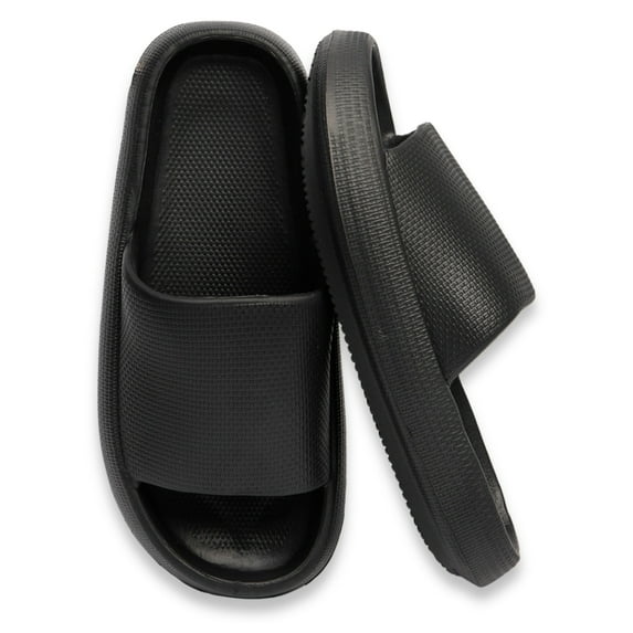 BERANMEY Comfort Non-Slip Lightweight Cloud Sandals Slippers for Women and Men Pillow House Slippers Shower Shoes Indoor Slides Bathroom Ultimate Thick Sole Indoor Easy to Clean