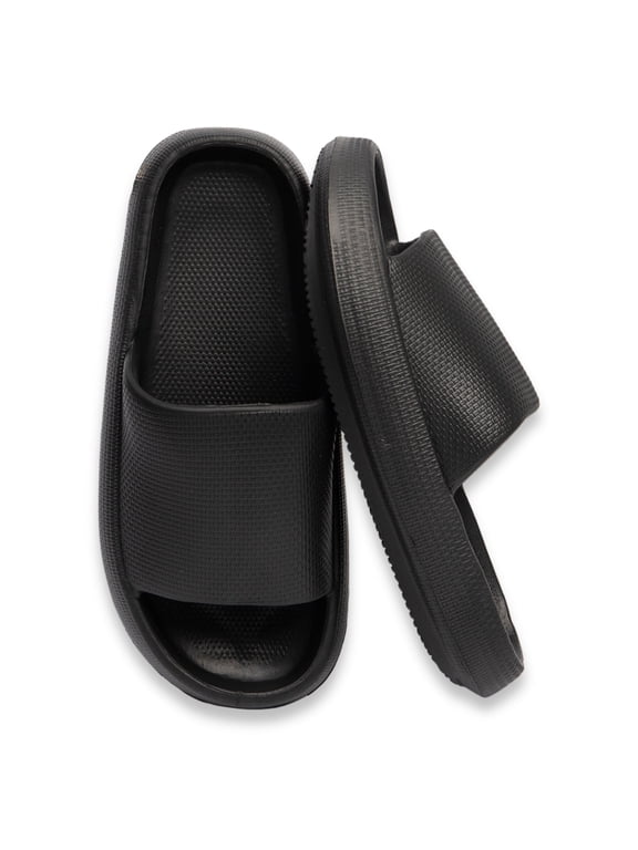 Comfort Non-Slip Lightweight Cloud Sandals Slippers for Women and Men Pillow House Slippers Shower Shoes Indoor Slides Bathroom Ultimate Thick Sole Indoor Easy to Clean
