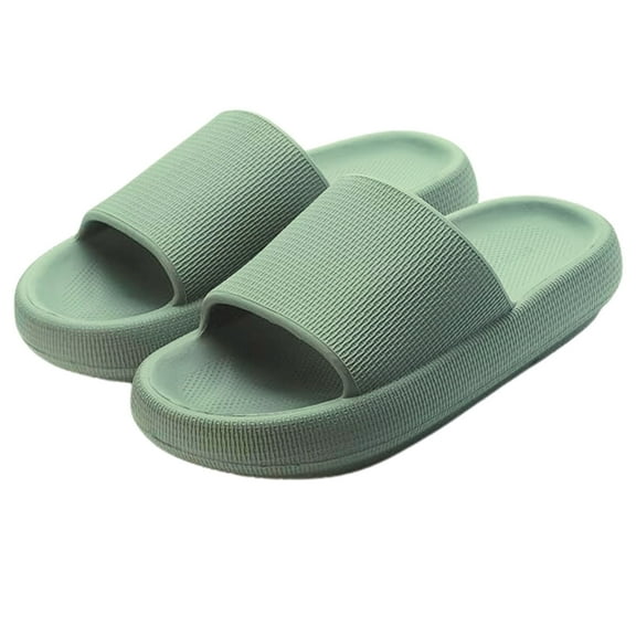 BERANMEY Comfort Non-Slip Lightweight Cloud Sandals Slippers for Women and Men Pillow House Slippers Shower Shoes Indoor Slides Bathroom Ultimate Thick Sole Indoor Easy to Clean