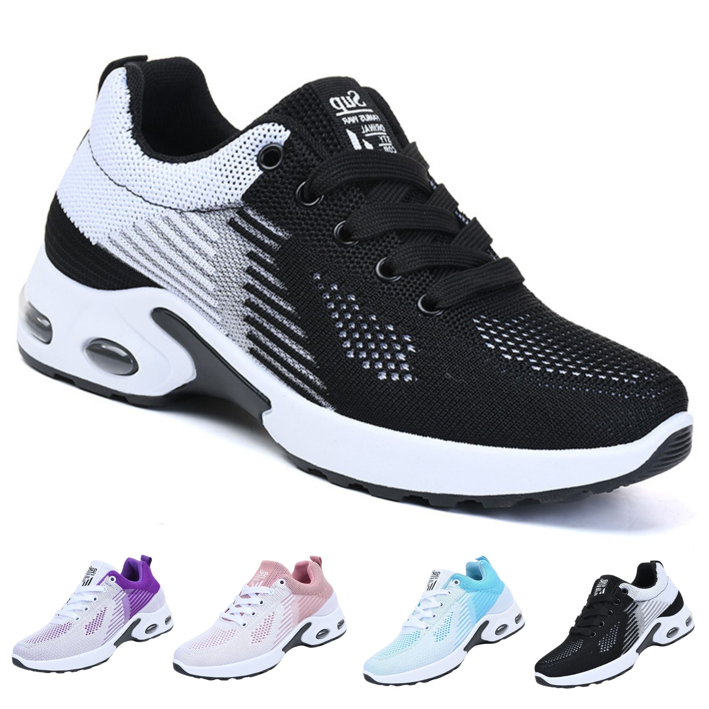 Comfort Sneaker for Women Casual Womens Walking Shoes Lightweight Breathable Mesh Air Cushion Sneakers