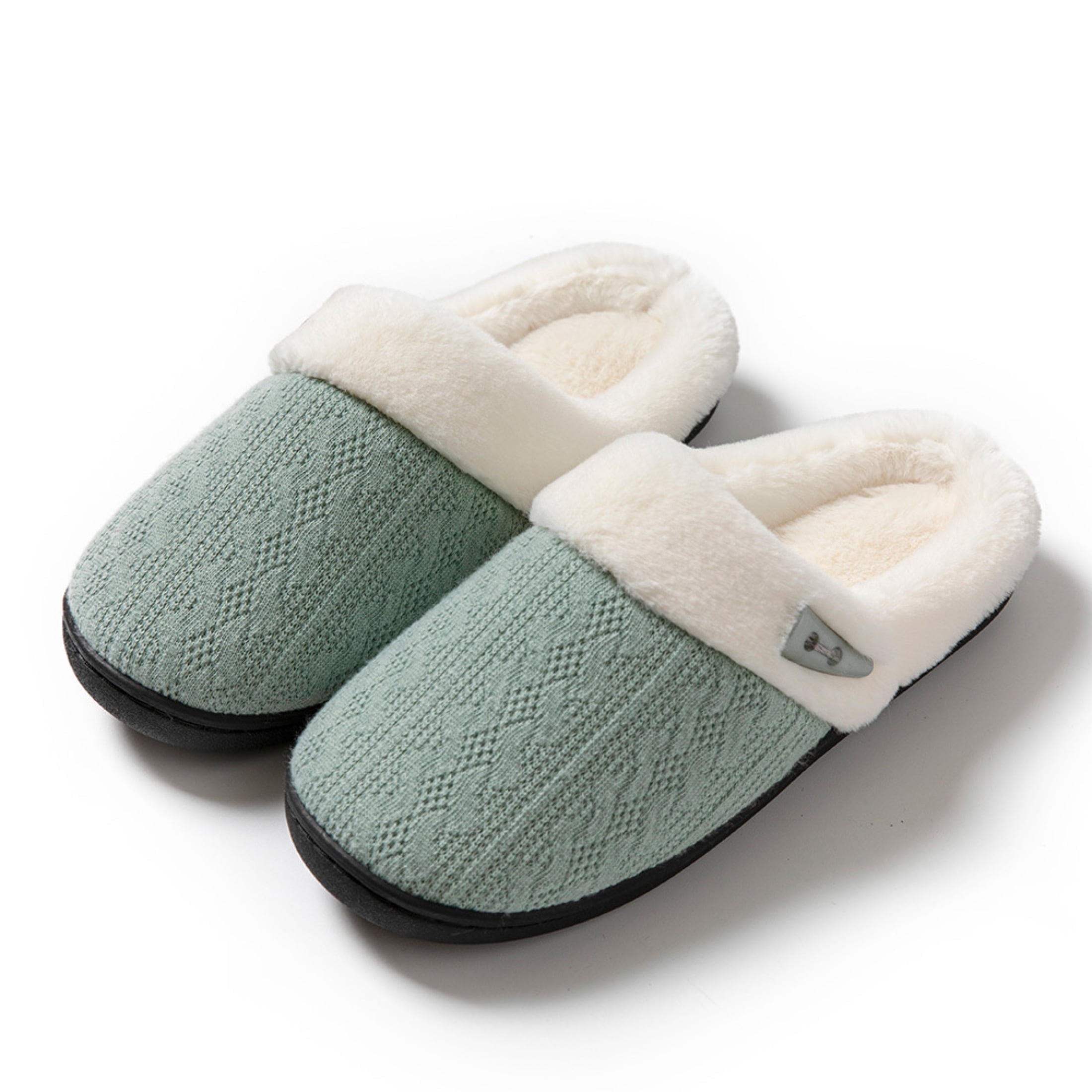BERANMEY Comfy Women's Slippers, Fluffy Faux Fur, Memory Foam