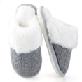 thumbnail image 1 of BERANMEY Comfy Slippers for Women Fuzzy House Shoes with Memory Foam, Warm Faux Fur Lining & Non-Slip Sole for Indoor Outdoor Bedroom and Bathroom, 1 of 8