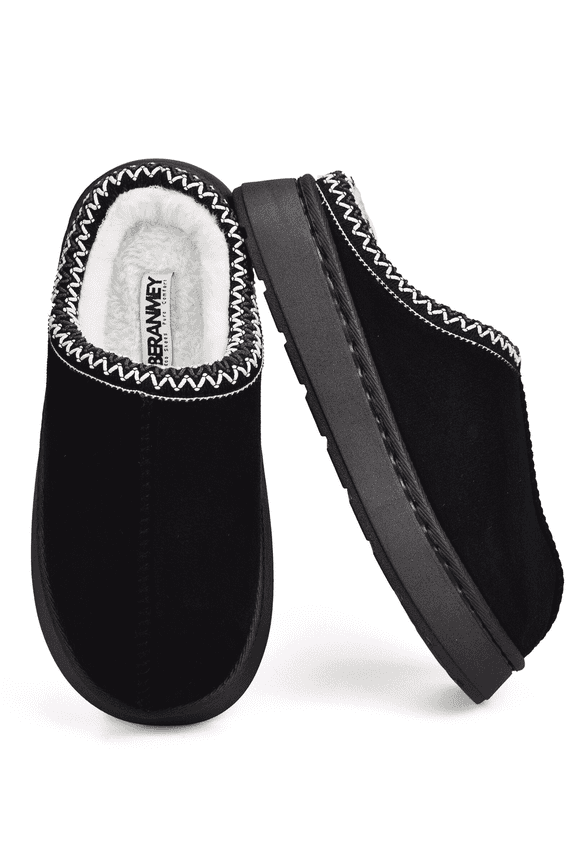 Cozy Platform Fuzzy Slippers for Women and Men Short Ankle Slippers with Anti-Slip Sole Lined with Warm Furry Perfect for Indoor & Outdoor Use