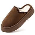 thumbnail image 1 of BERANMEY Cozy Platform Fuzzy Slippers for Women and Men Short Ankle Slippers with Anti-Slip Sole Lined with Warm Furry Perfect for Indoor & Outdoor Use, 1 of 9