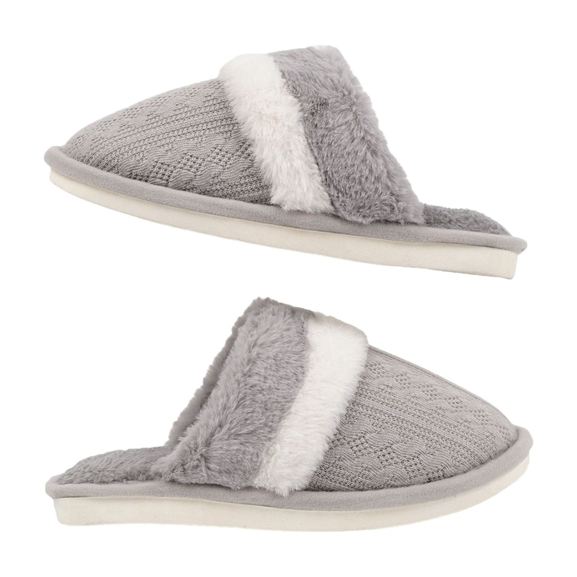 BERANMEY Cozy Slippers Women House Shoes Memory Foam Insoles Soft Fuzzy Cozy Indoor Outdoor Anti Skid Rubber Sole Great Gift Mom Girlfriend Ladies