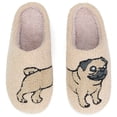 thumbnail image 1 of BERANMEY Cute Animal Slippers for Women Perfect Soft Plush Comfy Warm Slip-On Womens Slippers Indoor Fluffy House Slippers for Women and Men Non-slip Fuzzy Flat Slides, 1 of 9