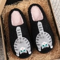 thumbnail image 1 of BERANMEY Cute Animal Slippers for Women Men Cartoon Womens Slippers Fuzzy Fall Winter Warm Cozy Couple House Slippers Shoes, 1 of 5