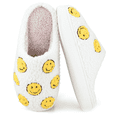 thumbnail image 1 of BERANMEY Cute Cartoon Slippers for Women Soft Plush Comfy Warm Slip-On Couple Slippers fo Women Indoor Fluffy House Slippers for Women and Men Non-slip Fuzzy Flat Slides, 1 of 9