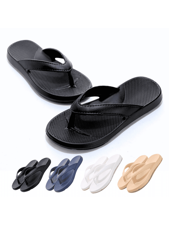 EVA Soft Comfort Flip-flops Slippers for Women and Men Slides Sandals for Women Cloud Flip-flops Slippers with Thick Sole Non-Slip Indoor and Bathroom Sandals for Ultimate Comfort