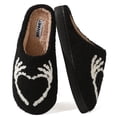thumbnail image 1 of BERANMEY Halloween Slippers for Women Perfect Soft Plush Comfy Warm Slip-On Cute Womens Slippers Indoor Fluffy House Slippers for Women and Men Non-slip Fuzzy Flat Slides, 1 of 8