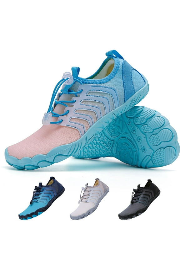 Hiking Barefoot Shoes Womens Mens Non-slip Quick Dry Breathable Water Shoes for Women Athletic Shoes Workout Shoes with Drainage Lightweight Grounded Footwear