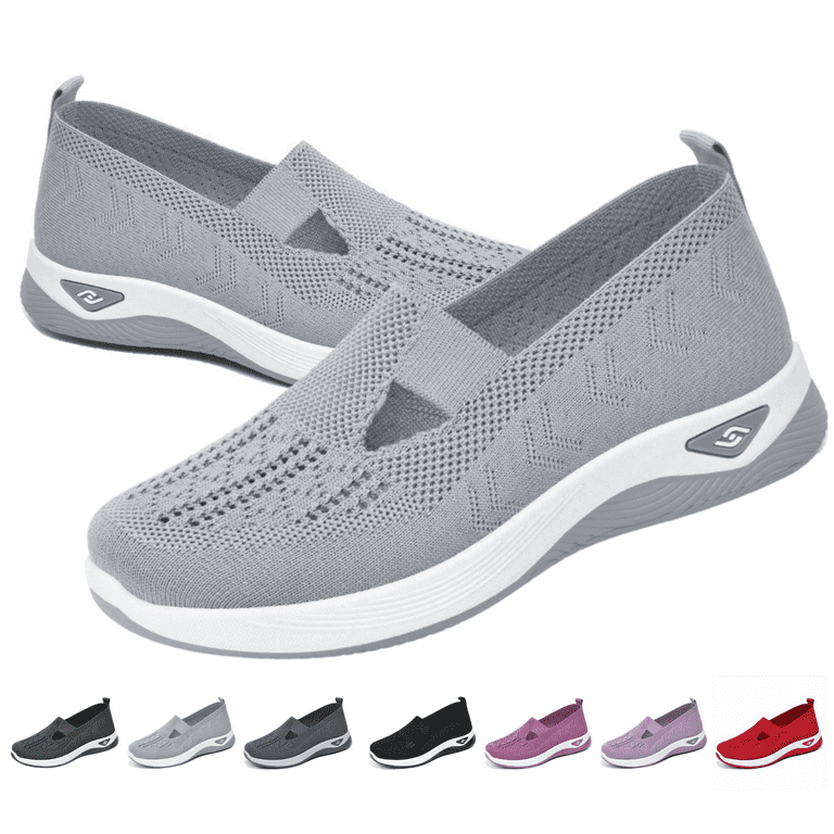 BERANMEY Lightweight Breathable Mesh Running Shoes Knit