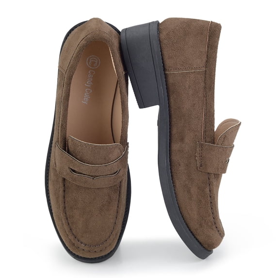 BERANMEY Loafers for Women Platform Slip-On Womens Loafers Shoes Stylish Women's Loafers Slip-Ons Comfortable Non-Slip Dressy Work Flats Loafers for Women Dressy Casual