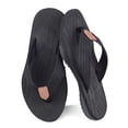thumbnail image 1 of BERANMEY Men's Flip Flops with Arch Support Comfortable Thong Sandals for Men with Cushioned Footbed Wide Toe Box Non-Slip Design Perfect Summer Beach Shoes, 1 of 8