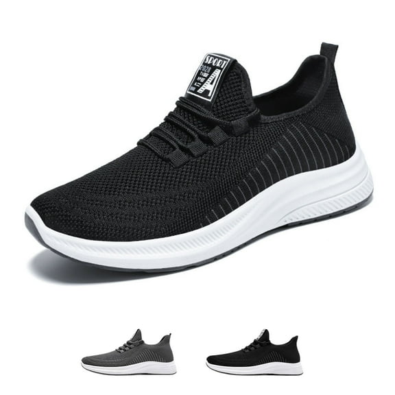 BERANMEY Men's Sneakers for Men - Lightweight Breathable Mesh Walking & Running Shoes with Wide Toe, Arch Support, Non-Slip Sole for Gym, Tennis, Workout Comfort