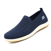 Section X Comfortable Slip-On Navy Casual Shoes Men\'s size 8.5 Buy Navy Blue Canvas Slip-Ons Shoes from Next USA main image 4