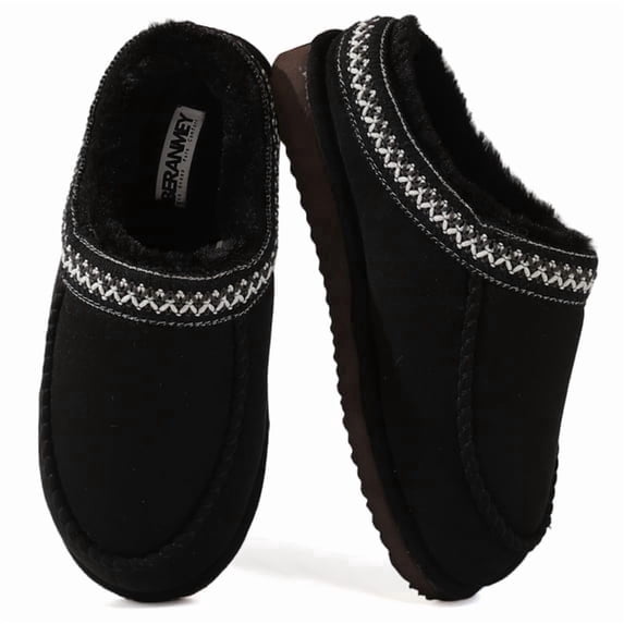BERANMEY Moccasin Slippers for Women and Men Cozy Slip On Womens Slippers Fuzzy Platform Warm Non Slip House Slippers for Women Indoor Outdoor Short Ankle Winter Bedroom