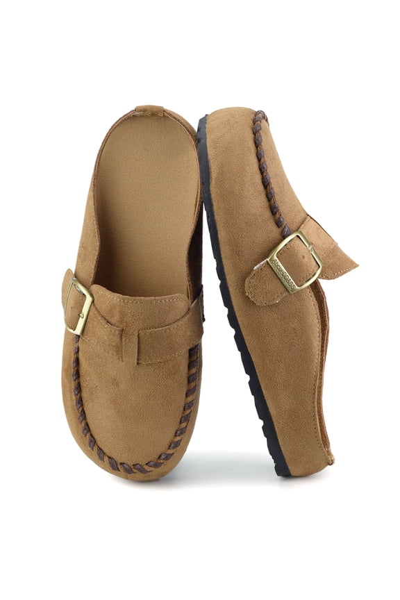 Mules for Women Memory Foam Cork Sole Clogs Women's Mules & Clogs Non-Slip Slip-On House Shoes Indoor Outdoor Comfort Slides