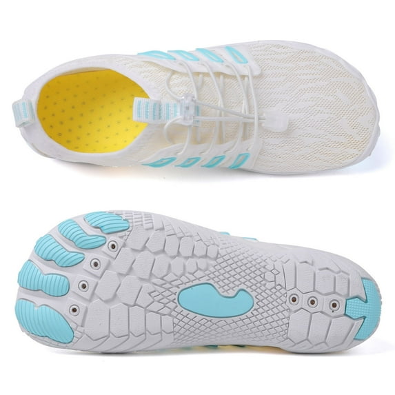 BERANMEY Quick-Drying Hike Barefoot Shoes for Women Athletic Breathable Water Shoes Womens & Mens Comfort Grounded Wide Toe for Football Swim Hiking Beach