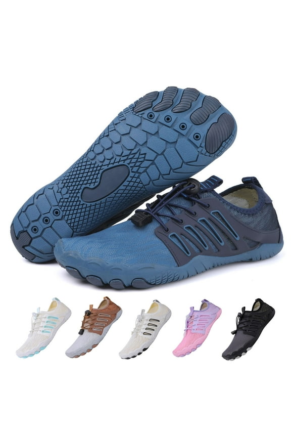 Quick-Drying Hike Barefoot Shoes for Women Athletic Breathable Water Shoes Womens & Mens Comfort Grounded Wide Toe for Football Swim Hiking Beach
