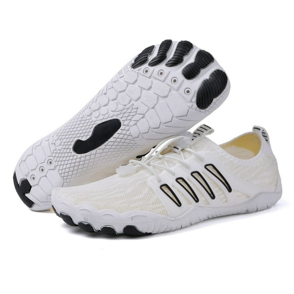 BERANMEY Quick-Drying Hike Barefoot Shoes for Women Athletic Breathable Water Shoes Womens & Mens Comfort Grounded Wide Toe for Football Swim Hiking Beach