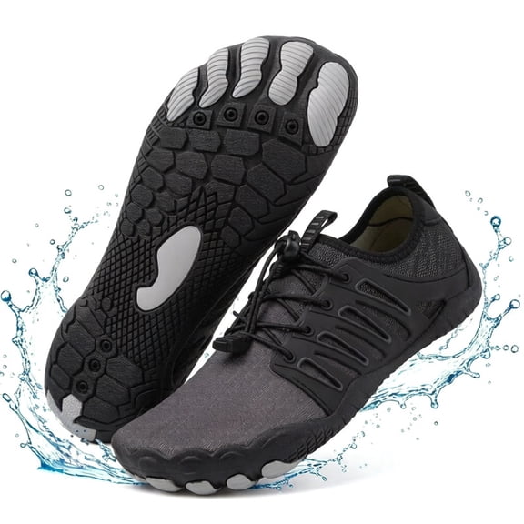 BERANMEY Quick-Drying Hike Barefoot Shoes for Women Athletic Breathable Water Shoes Womens & Mens Comfort Grounded Wide Toe for Football Swim Hiking Beach
