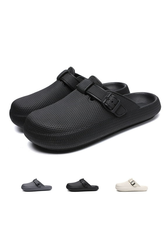 Slip-On Mule Clog for Women - Unisex Lightweight Cushioned Comfort EVA Slippers for Women - Adult Mules Clogs Shoes Garden Work Shoes Easy Clean Uppers