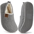 thumbnail image 1 of BERANMEY Soft Memory Foam Slippers for Women and Men, Fuzzy Curly Fur House Slippers with Non-Slip Rubber Sole, Cozy Indoor Closed Back Home Shoes for Family, 1 of 9