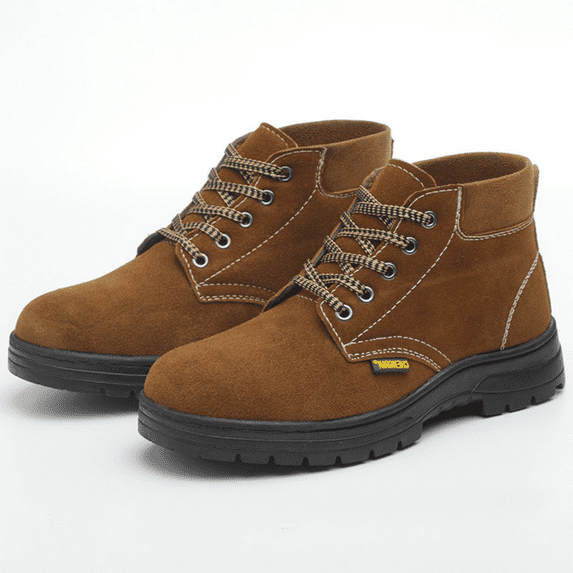 BERANMEY Steel Toe Work Shoes for Men Lightweight Slip Resistant Men's Anti-puncture Work Safety Sneaker Shoes