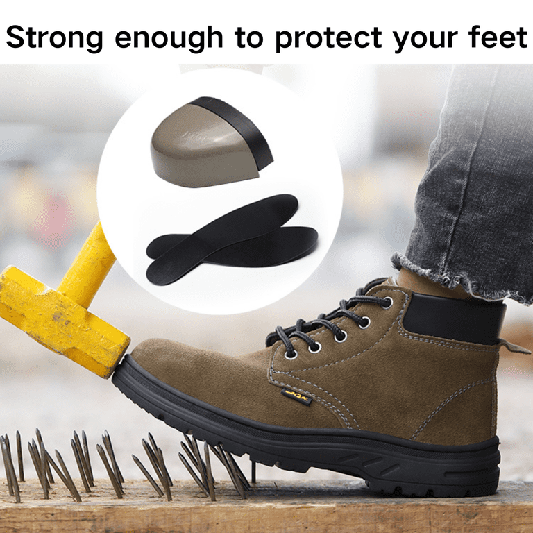 BERANMEY Steel Toe Work Shoes for Men Lightweight Slip 
