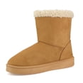 thumbnail image 1 of BERANMEY Suede Faux Fur Mid-Calf Boots For Womens Classic Winter Boots Rubber Sole Women's Boots, 1 of 7