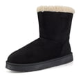 thumbnail image 1 of BERANMEY Suede Faux Fur Mid-Calf Boots For Womens Classic Winter Boots Rubber Sole Women's Boots, 1 of 7