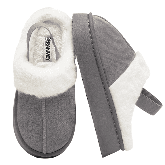 BERANMEY Thick-Soled Fuzzy Slippers for Women & Men - Cozy Platform House Shoes with Anti-Slip Sole, Warm Plush Lined Indoor Outdoor Short Ankle Slippers