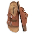 thumbnail image 1 of BERANMEY Unisex Sandals for Women & Men Summer Beach Cork Footbed Slide Sandals with Adjustable Buckle Slip-On Arch Support Shoes for Vacation/Resort/Indoor Outdoor Slippers, 1 of 11