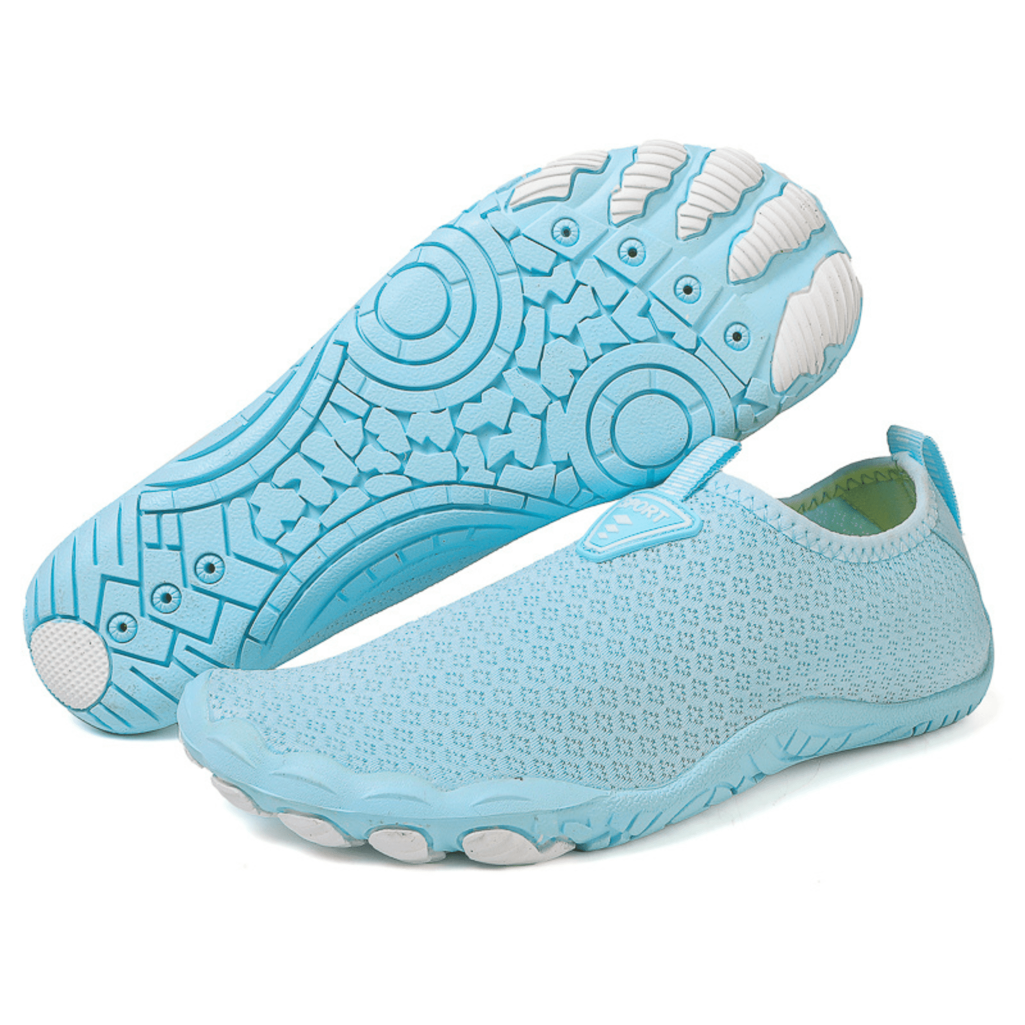 BERANMEY Water Shoes for Women Men Quick-Dry Barefoot Skin Fit Swim Shoes Lightweight Non Slip Hiking Shoes for Swimming Beach Walking Surfing Yoga